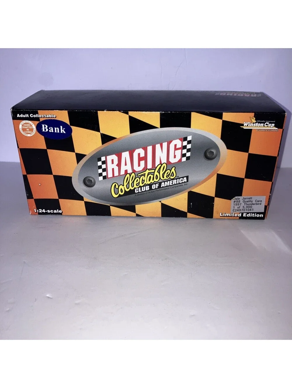 VINTAGE 1997 DALE JARRETT #88 Quality Care Thunderbird NASCAR 1/24 Die Cast NEW